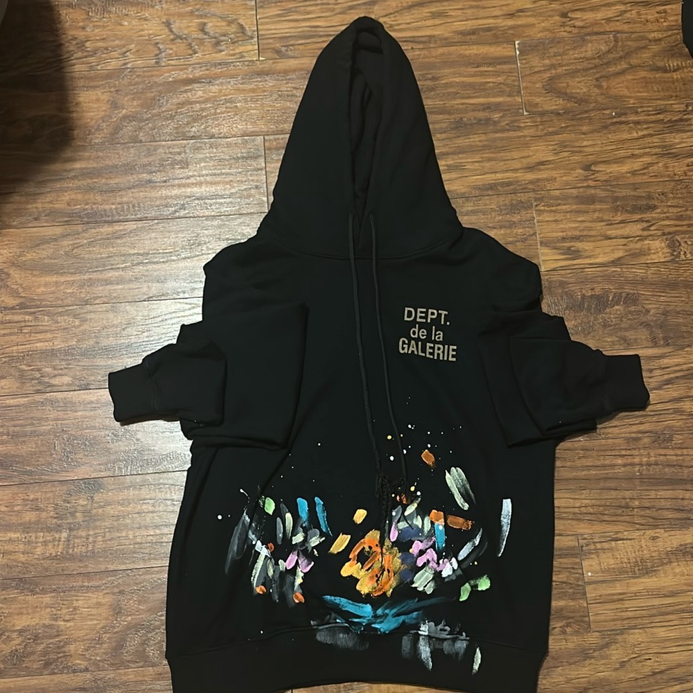 Painted GALLERY DEPT Pullover hoodie (Dept de la Galerie)
